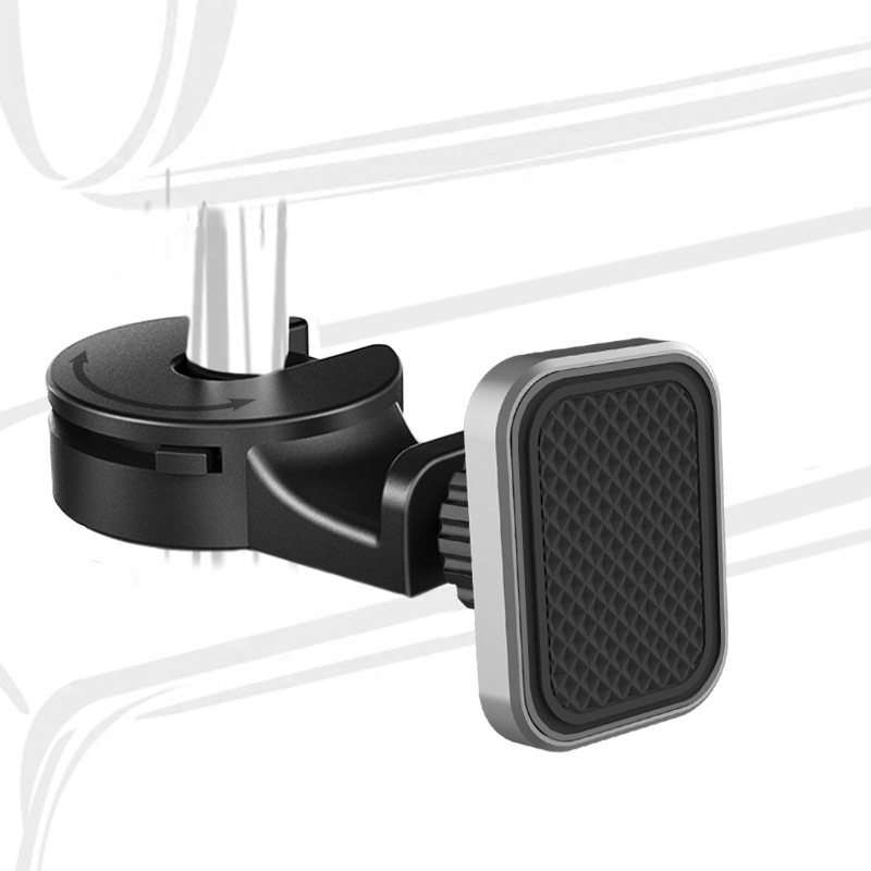 Car Mobile Phone Holder Seat Back Magnetic Suction Type