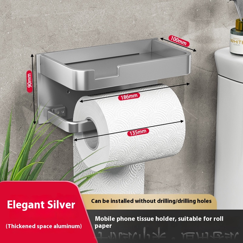 Household Punch-free Toilet Tissue Box Paper Extraction Storage Rack