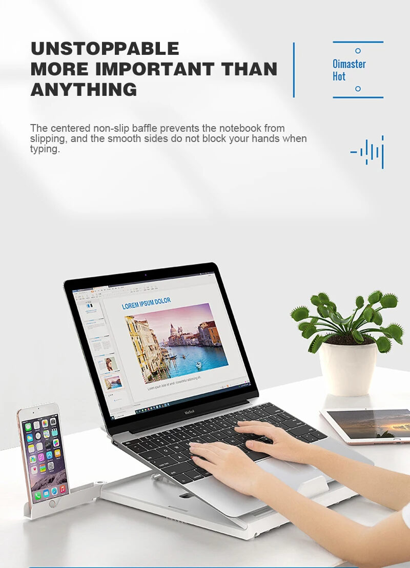 New Laptop Stand Multifunctional Folding Lift Portable Laptop Stand Monitor Increase Rack Aluminum Alloy Base