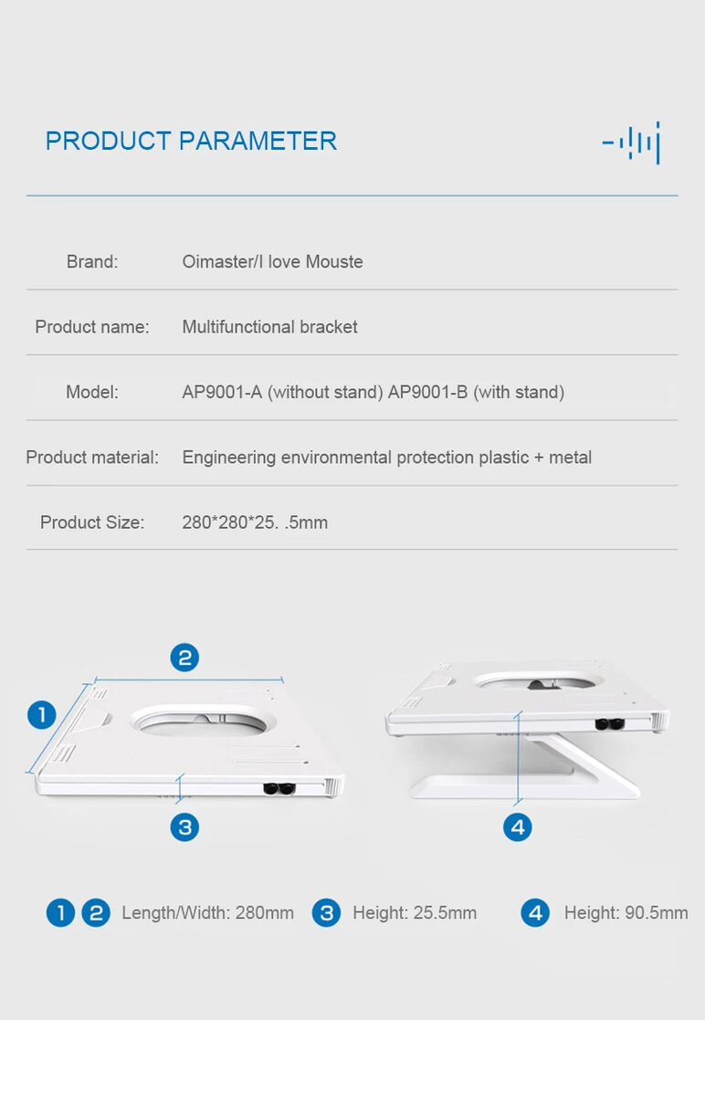 New Laptop Stand Multifunctional Folding Lift Portable Laptop Stand Monitor Increase Rack Aluminum Alloy Base